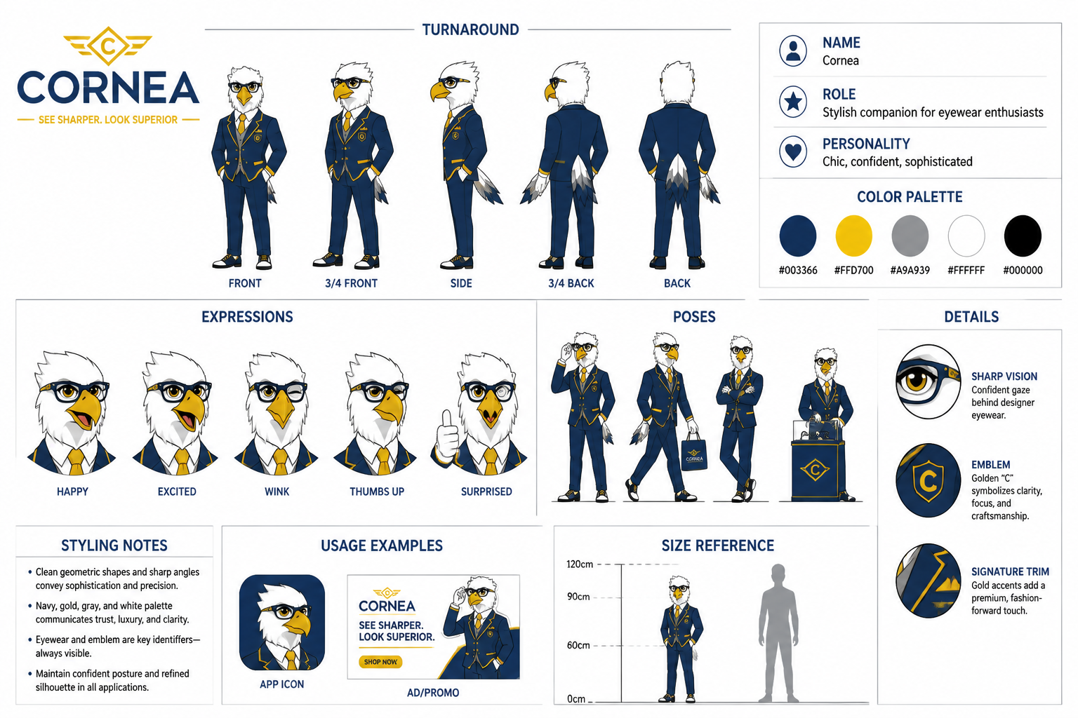 Cornea character sheet