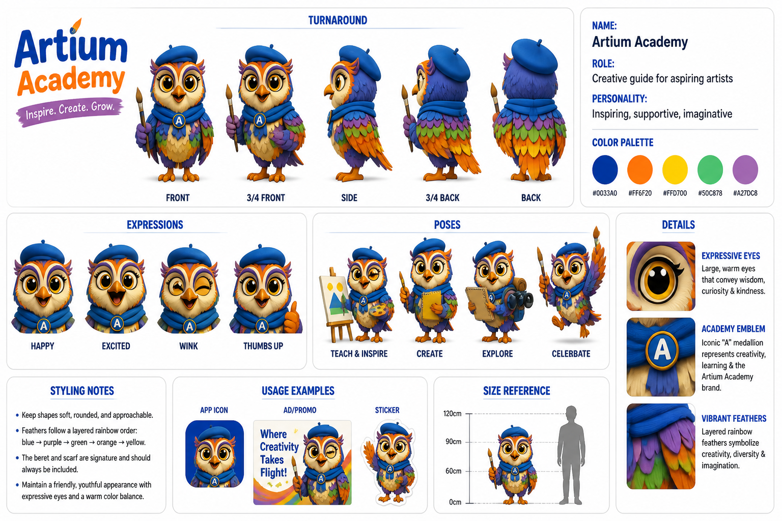 Artium Academy character sheet